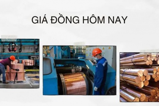 Giá đồng bật tăng mạnh, thị trường kim loại sôi động