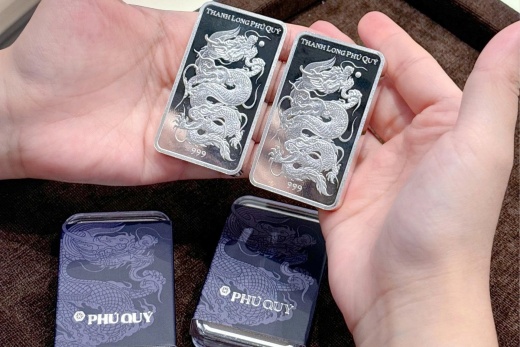 Giá bạc ngày 12/2 nhích nhẹ trở lại sau chuỗi phiên trầm lắng