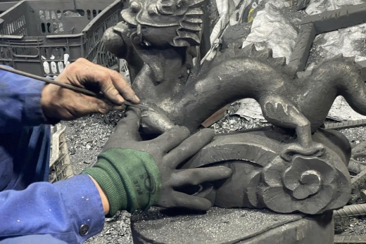 Tác phẩm điêu khắc mỹ nghệ từ than đá - dấu ấn văn hóa vùng mỏ Quảng Ninh